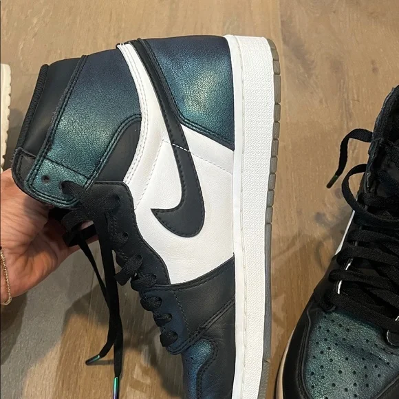 Nike Men's Air Jordan Retro 1 All Star Game chameleon iridescent Sneakers 9.5 - Picture 6 of 8